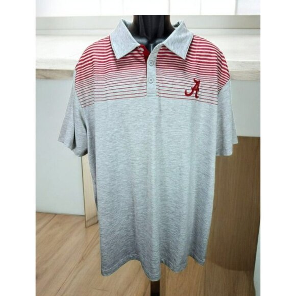 Alabama Crimson Tide Colosseum Mens Golf Polo XXL - Picture 1 of 6
